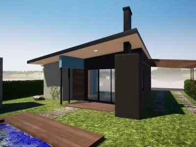 country house 2 3D model