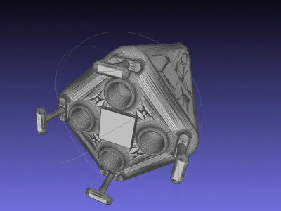 Delta Clipper MD DC-X Printable Miniature 3D print model