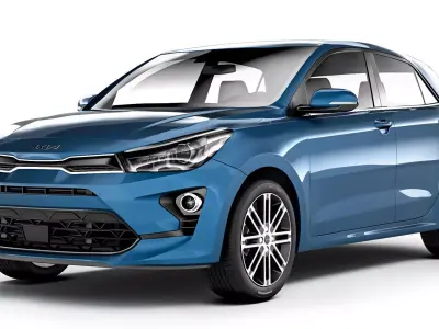 Kia Rio hatchback 2023 3D model