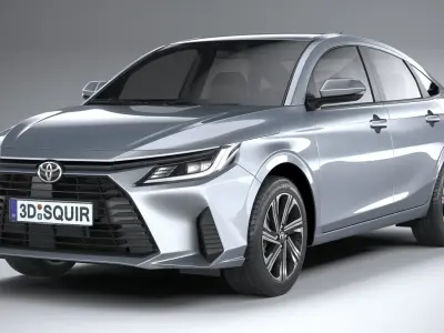 Toyota Yaris Sedan 2023 3D model