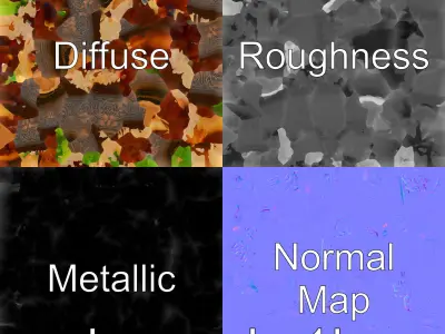 Thai Massaman Curry Bowl 3D Model Low-poly 3D model