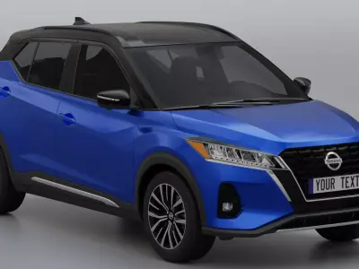 Nissan Kicks 2021 3D model