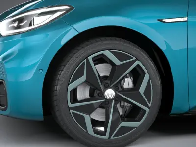 Volkswagen ID3 2020 3D model