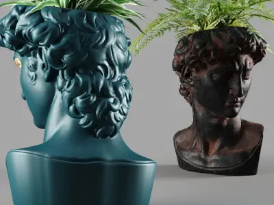 head david vase 3D model