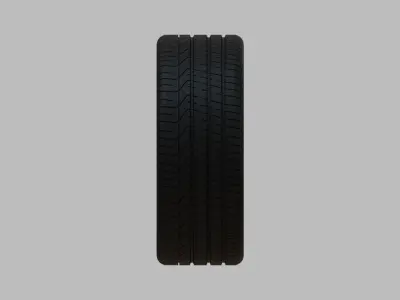 Miniature Enkei YX-5 Rim and Tire - 3D Print - No Textures 3D print model