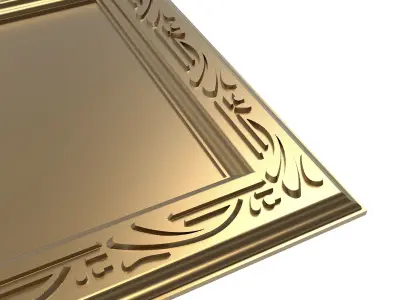 carved frame 3D model 76