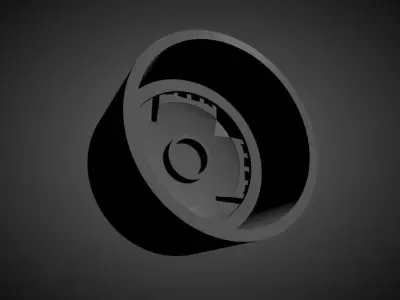 Melber Giugiaro Trama scalable and Printable rim 3D 3D print model