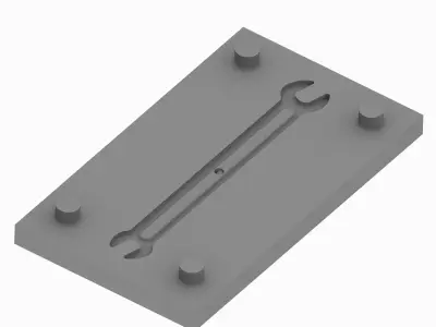 Chocolate Mold Mechanical Spanner 3D print model