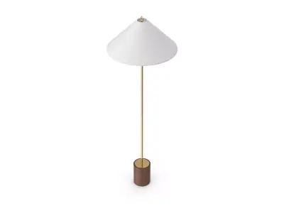 Floor Lamp Low-poly 3D model