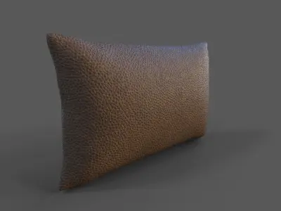 Pack 15 Cushion furniture Low-poly 3D model