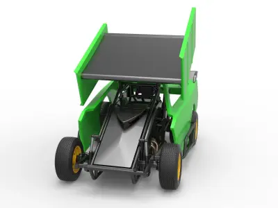 New Zealand Modified Stock car Version 2 Scale 1 to 25 3D print model