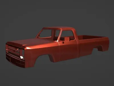 DODGE RAM D250 1990 TRUCK 3D print model