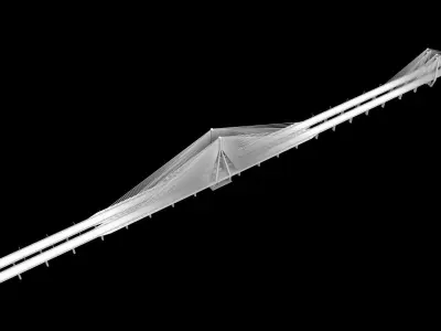 SeaLink san francisco bay bridge Low-poly 3D model