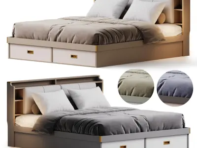 Headboard Standard Bed 3D model