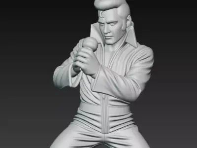 Elvis Presley 3D Model for Print 3D print model