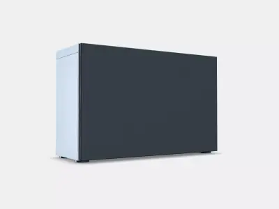 BESTA Shelf unit with door 43 3D model
