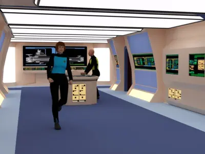 Starship Engineering Room 2 for DAZ Studio 3D model