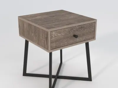 63707 Astoria Bedside Table 3D model