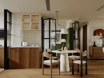 Suite interior scene 3D model