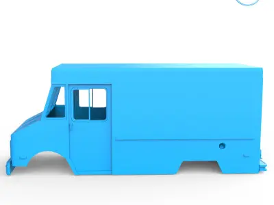 Step Van 3D print model