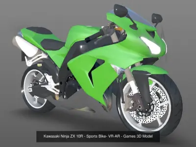 Heavy Bikes 3D Models Collections Game Ready Asset 3D Model Pack