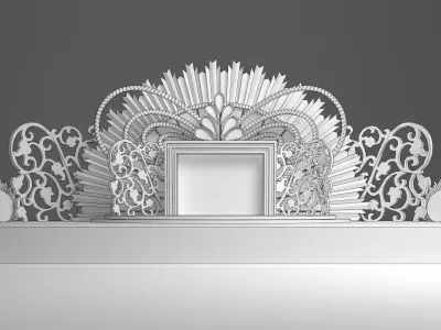 Wedding Stage 3D model
