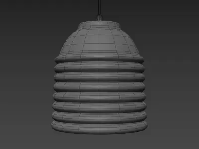Touch Pendant Lamp Horizontal 3D model