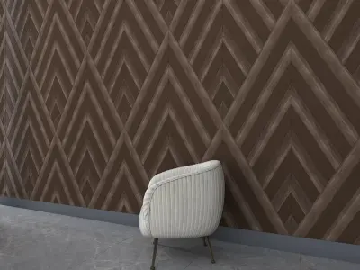 3d wall panel Low-poly 3D model 15