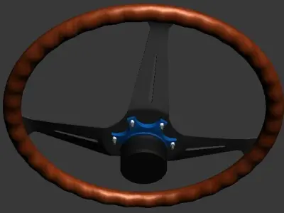 Nardi Torino - Wood Steering wheel 3D model