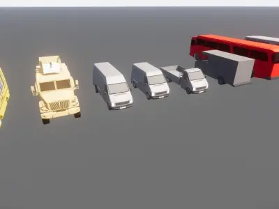 41 Car Models Revit 2015 3D model