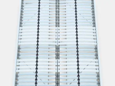 BRIMNES Bed frame with storage 11 Low-poly 3D model