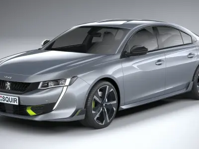 Peugeot 508 PSE 2021 3D model