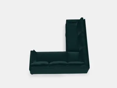 HYLTARP Cover for corner sofa 4-seat 3D model