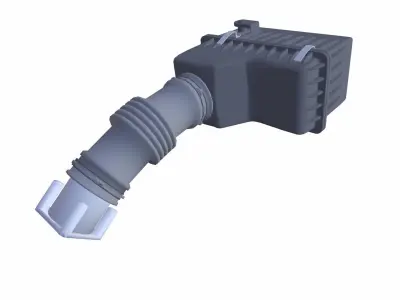Air Intake Snorkel Car Low-poly 3D model