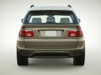 Generic SUV v8 Low-poly 3D model