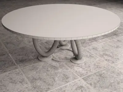Dining table 1 Free 3D model