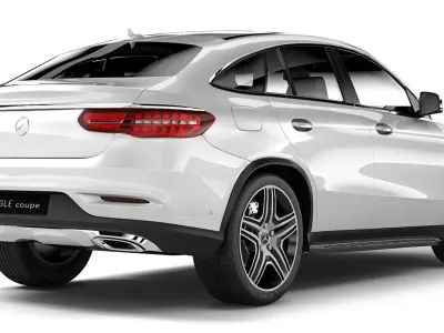 Mercedes-Benz GLE coupe 350d 2016 3D model