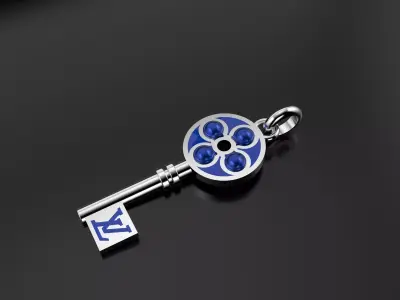 Louis Vuitton Key pendant 3D print model
