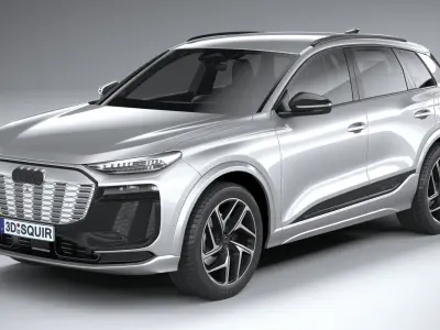 Audi Q6 e-tron 2025 3D model