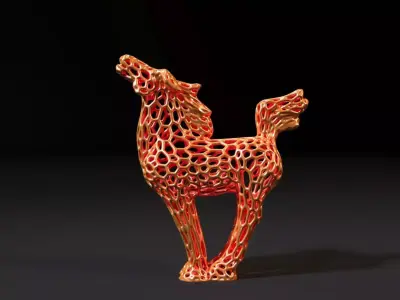 Horse Symbol of 2026 3D print model
