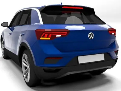 VW TROC Low-poly 3D model