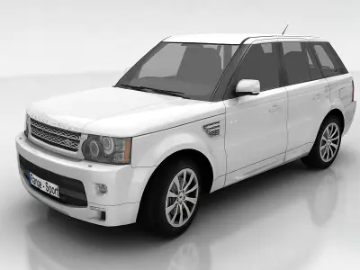 Range Rover Sport Low-poly 3D model