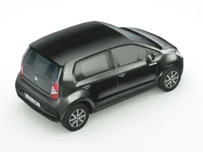 Seat Mii electric 2020 Low-poly 3D model