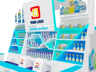 Booth Exhibition Stand a22 3D model