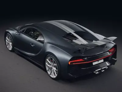 Bugatti Chiron - Unreal Engine 5 3D model