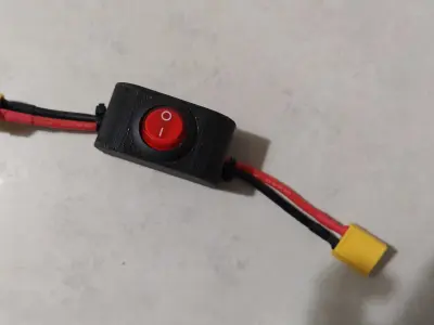 Receiver bind switch 3D print model