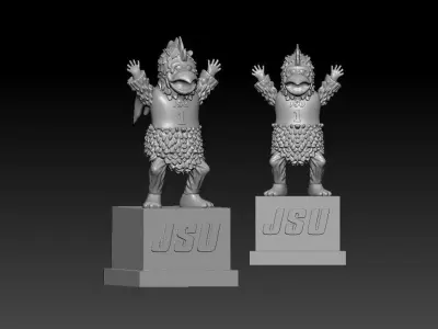 NCAA - Cocky - Jacksonville State University - 3d print 3D print model