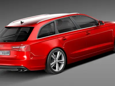 Audi S6 Avant 2013 3D model