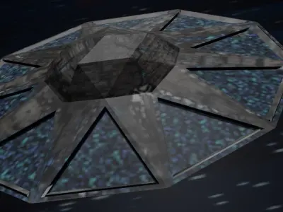 Flying Saucer UFO Free 3D model