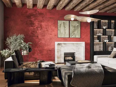 Livingroom Design 3d Scene 3D model